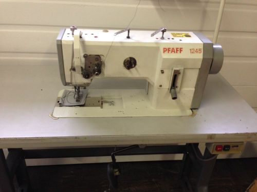 Pfaff 1245  leather walking foot  big bobbin +rev 110v industrial sewing machine for sale