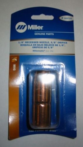 MILLER 169725 1/8&#034; RECESSED NOZZLE, 5/8&#034; ORIFICE - QTY2