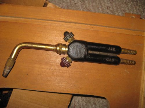 VINTAGE NATIONAL WELDING TYPE 3A BLOWPIPE KOOLITE DENTISTRY WELDING NEON GLASS