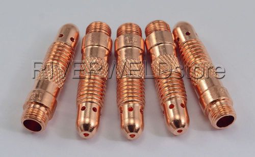 10N31 1/16&#034; 1.6mm  Collet Bodies FIT TIG Torch SR DB PTA WP17 18 26 Series , 5PK