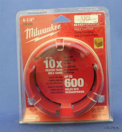 Brand New Milwaukee®  Big Hawg® 4 1/4&#034; Hole Cutter Hole Saw 49-56-9045