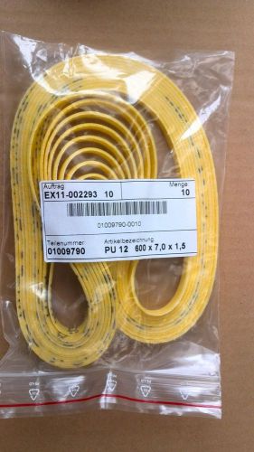 Lots of 10 pcs ESBAND PU12 600 x 7, 0 x 1,5  Endless flat belt Tables Saw Belt