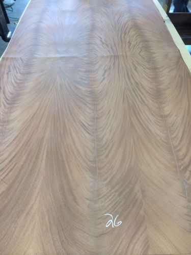 Wood Veneer Crotch Mahogany 48x98 1pcs total 20mil Paper Backed &#034;EXOTIC&#034; CRLM26