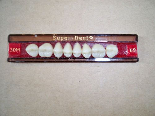 SUPER-DENT PLASTIC UPPER POSTERIOR DENTURE TEETH SHADE 69!!!