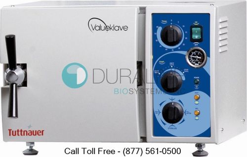 New tuttnauer valueklave 1730 autoclave steam sterilizer with 1 year warranty!! for sale