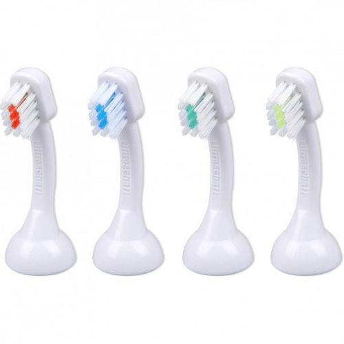 Emmi-dent 4-pack kids &amp; ladies brush head 100% ultrasonic technology for sale