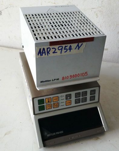 Mettler toledo lp16m and pm400 electronic balance- aar 2954 for sale