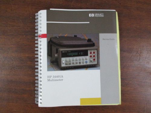HP Service Guide Manual 34401A Multimeter 34401-90012