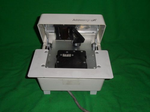 NewBold Addressograph 4340 Healthcare Plastic Card Imprinter Embosser Machine