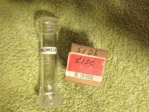 SCHOTT DURAN RO 15/0100 BOROSILICATE GLASS PIPE SECTION CPE #395