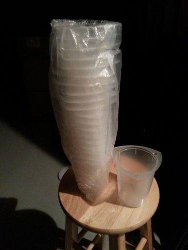 20x new 1000ml 1l nospill tri-corner tri-pour laboratory poly plastic beaker lab for sale