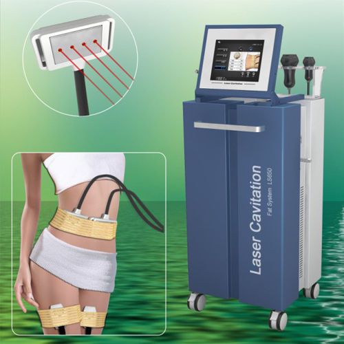 635nm Diode Lipo Laser Vacuum RF Weight Loss Lipolysis  Cavitation Machine SL650