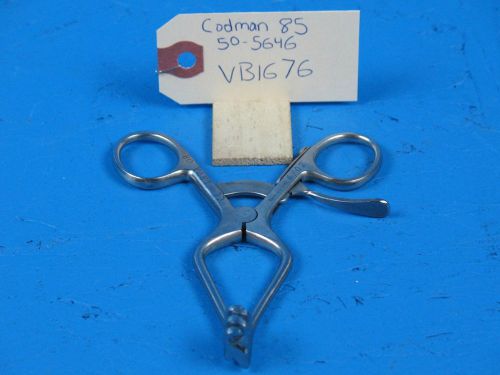 Codman 85 50-5646 weitlaner retractor sharp 4&#034; 2x3 prongs or surgery stainless for sale