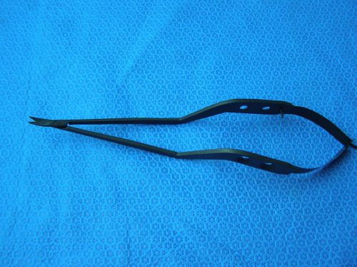 YASARGIL SCISSORS 8.5&#034;Black Coated (CVD)CARDIO SURGICAL INSTRUMENTS Qty-1Pc