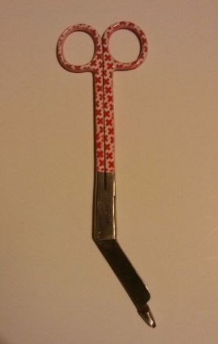 NEW 7.5&#034; Bandage Scissors Red Cross Design - Professional EMT Nurse Paramedic