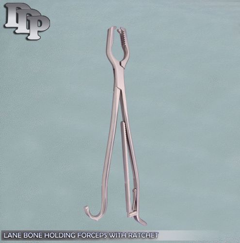 Lane Bone Holding Forceps 13&#034; With Rachet Orthopedic