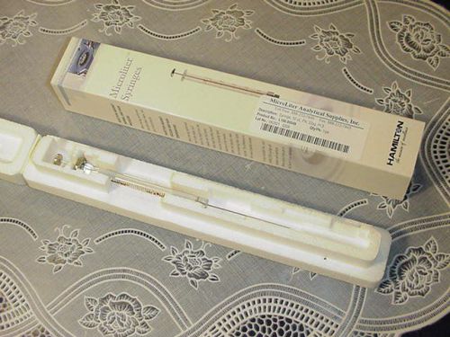 Hamilton Microliter Syringe L100.00049 FN 10uL P/N 203073/04 SyrC L10-22S-3 NEW!