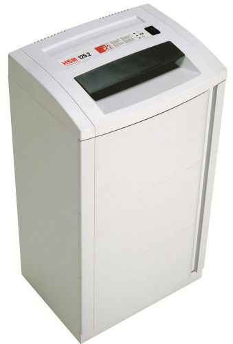 HSM 125.2 CrossCut 15624 HS Level 6 Paper Shredder Auto Oiler Free Shipping