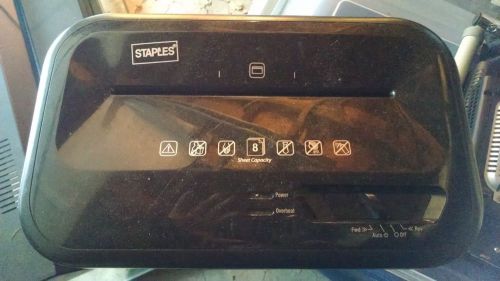 Staples paper shredder model # SPL EXC8A