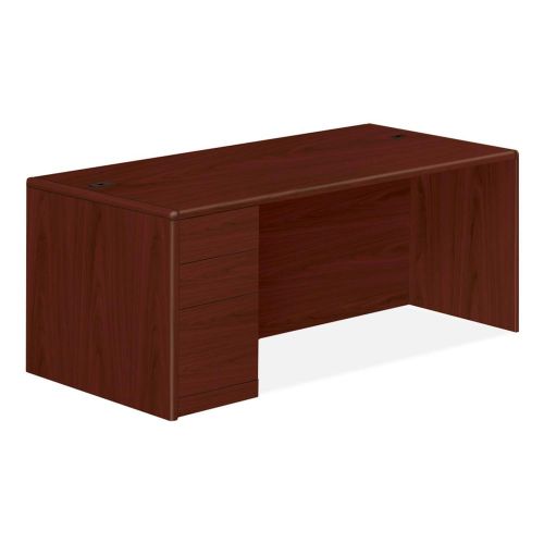 The Hon Company HON10788LNN 10700 Series Mahogany Laminate Desking