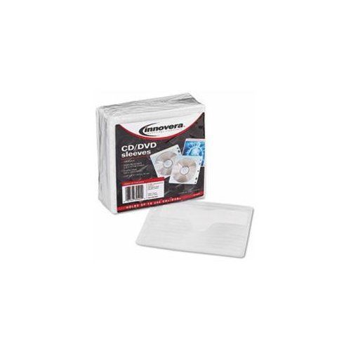 Innovera Looseleaf Optical Disc Case - Fabric, Polypropylene - Clear - 2 (39401)