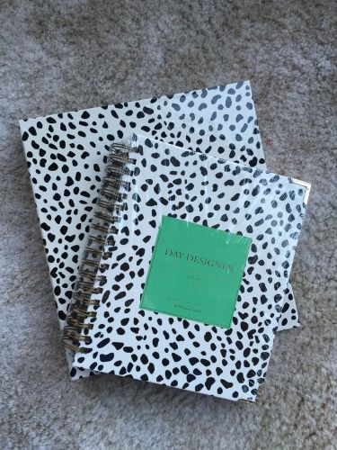 New 2015 Whitney English Day  Designer Planner &amp; Matching Binder Set Spotty Dots