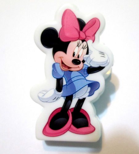 NEW  MINNIE  PLASTIC DI-CUT CLIPS  PAPER CLIPS  2.5 * 4 CM. #79