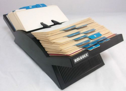 Rolodex V Glide GL-24 Vintage Card File Phone Number Address Organizer