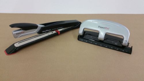 PaperPro Long Reach 25 Sheet Stapler &amp; PaperPro 3-Hole Punch #2121