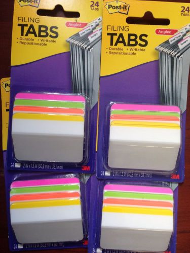 Post It Filing Tabs (4 Pks Of 24)