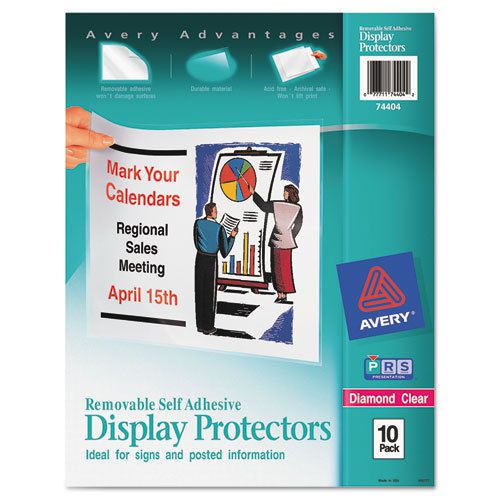 Top-load display sheet protectors, letter, 10/pack for sale