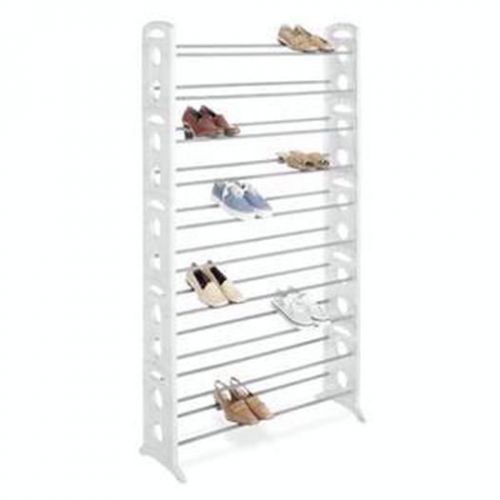 Floor Shoe Tower 50 Pair Storage &amp; Organization 64861917WHT