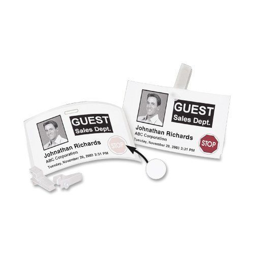 Dymo 30911 Name Badge Labels Adhesive 4inx2-1/4in 220 Labels/BX White