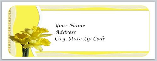 30 Flowers Personalized Return Address Labels Buy 3 get 1 free (bo33)