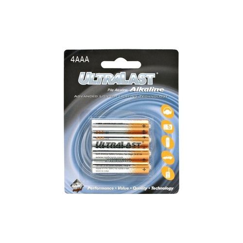Dantona - ultralast ula4aaa batteries ultralast aaa alkaline for sale