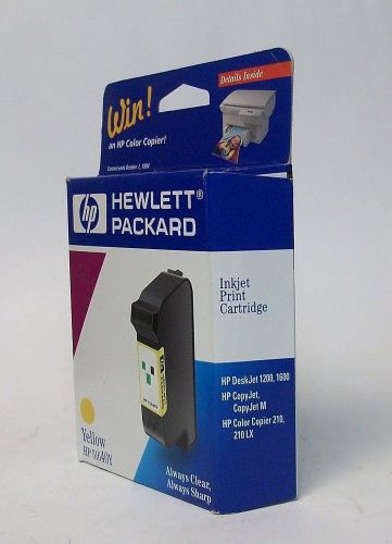 Hewlett Packard Yellow Inkjet Print Cartridge HP51640Y NIB