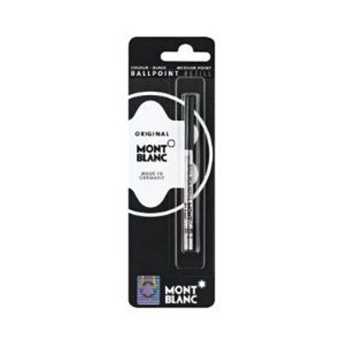 2 Montblanc Ballpoint Refills, Black, Medium, Point 107865