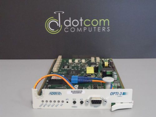 Adtran OPTI-3 1184002L1 Total Access OPTI3 Controller Card Quantity