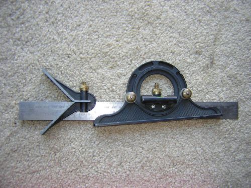Steel combination square from england, 12” for sale