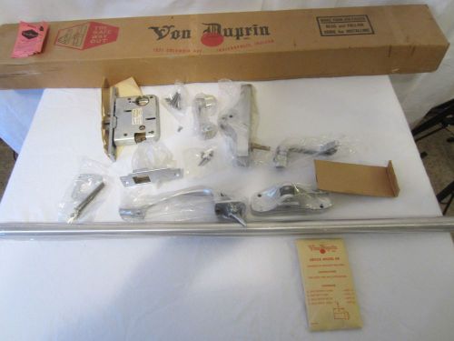 1 VON DUPRIN 88 RIM FIRE PANIC EXIT DOOR HANDLE PUSH BAR DEVICE RIGHT HAND