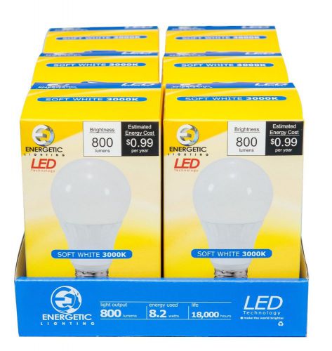 Energetic lighting ely09-eas-vb-6 a19 - 60 watt equivalent 800 lumen, 6-pack for sale