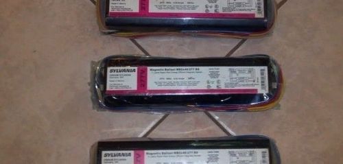 3 x Sylvania MB2x40/277 RS Magnetic Ballast 2-Lamp Rapid Start Energy Efficient