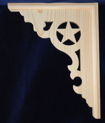 L&amp;G&#039;S Victorian Gingerbread Fretwork Star Porch Trim Corner Brackets 13&#034;