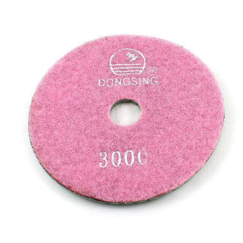 Granite Concrete Wet Dry Diamond Resin Polishing Pad 3000 Grit Pink Green