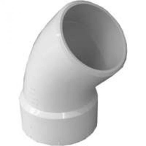 3in dwv 45deg street elbow genova products inc pvc - dwv elbows 72730 for sale