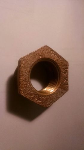 BRASS BUSHING / REDUCER   1 x 1-1/2&#034;  (1.5) PLUMBING