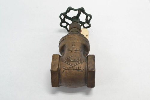 JENKINS 670 2 WAY 600OWG 150 BRASS THREADED 2 IN GATE VALVE B265408