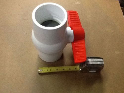 3&#034; PVC Ball Valve slip fittings, Sch. 80