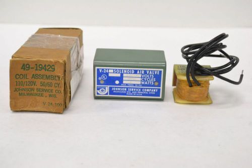 NEW JOHNSON CONTROLS 49-19429 50/60 ASSEMBLY 110/120V-AC SOLENOID COIL B285109