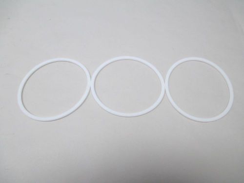 LOT 3 NEW VALTEK 001794.925.000 GASKET TEFLON SEAL 3-7/16X3-13/16X1/8IN D329531